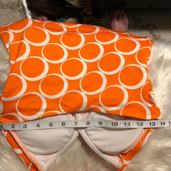 3/$25 Grip orange and white swimsuit - Picture 6 of 6